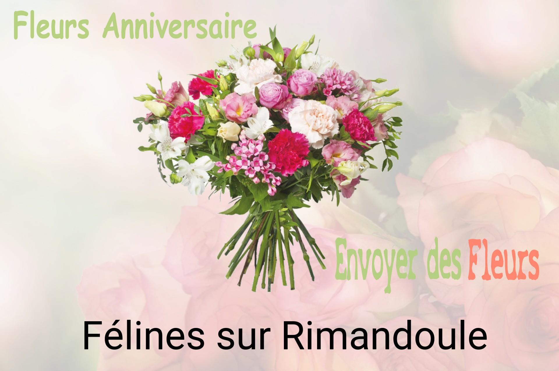 Bouquet de fleurs d’anniversaire livré à Félines-sur-Rimandoule